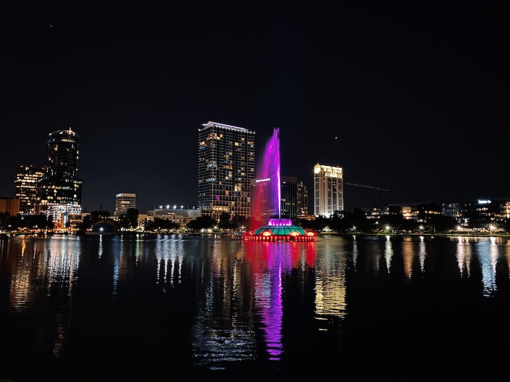 Downtown Orlando At Night Wallpapers