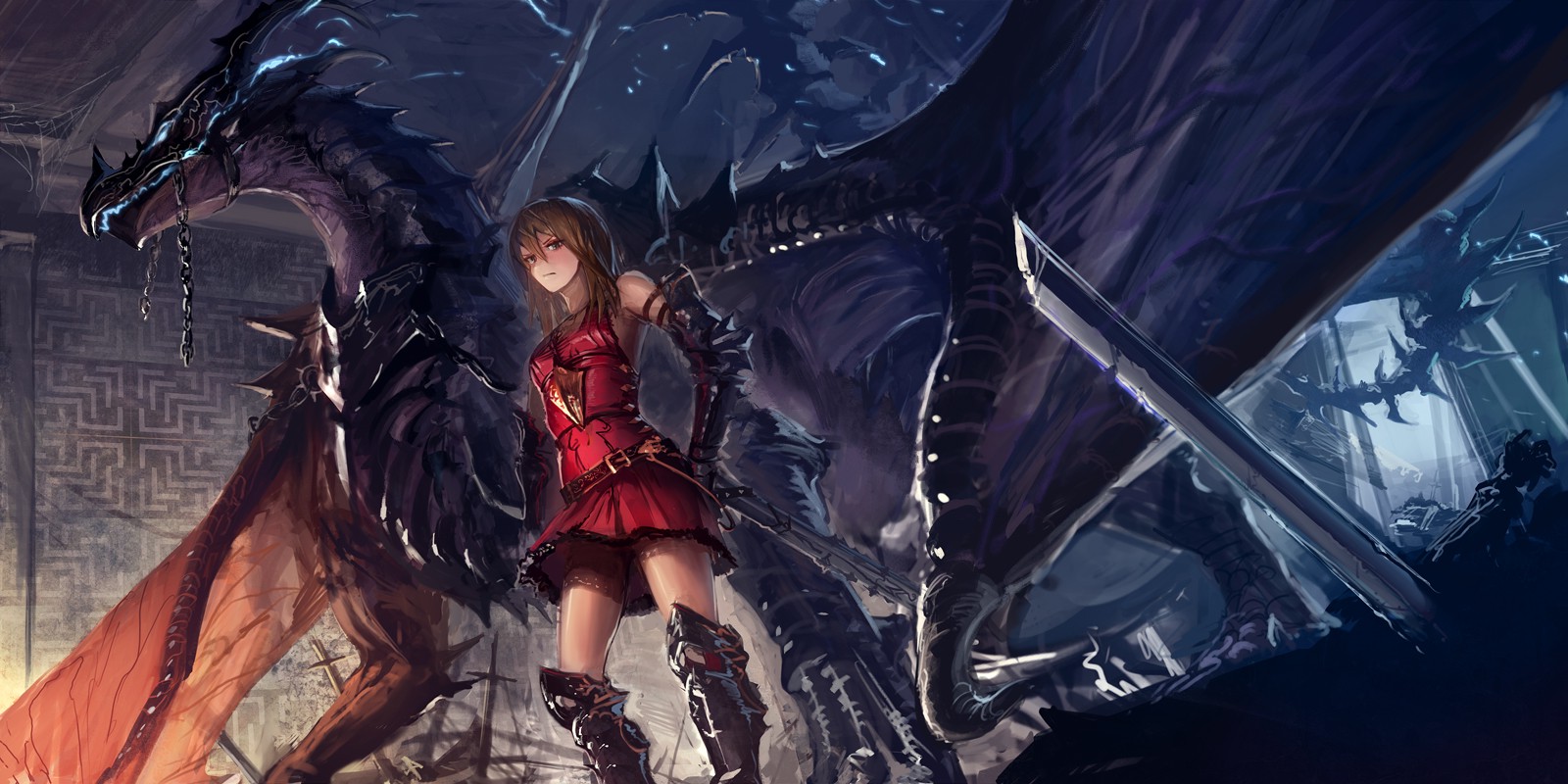 Dragon Anime Art Wallpapers