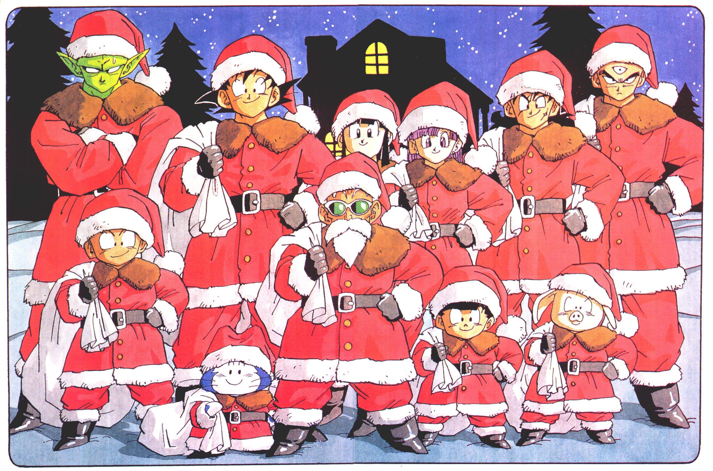 Dragon Ball Z Christmas Wallpapers