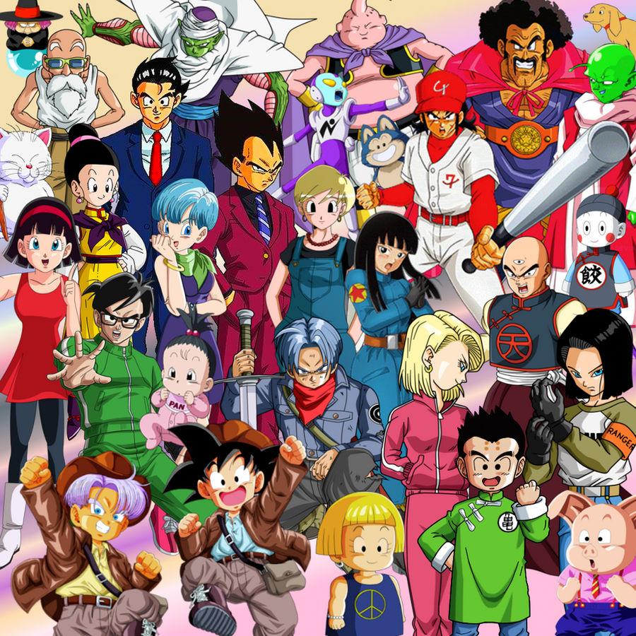 Dragon Ball Z Group Picture Wallpapers