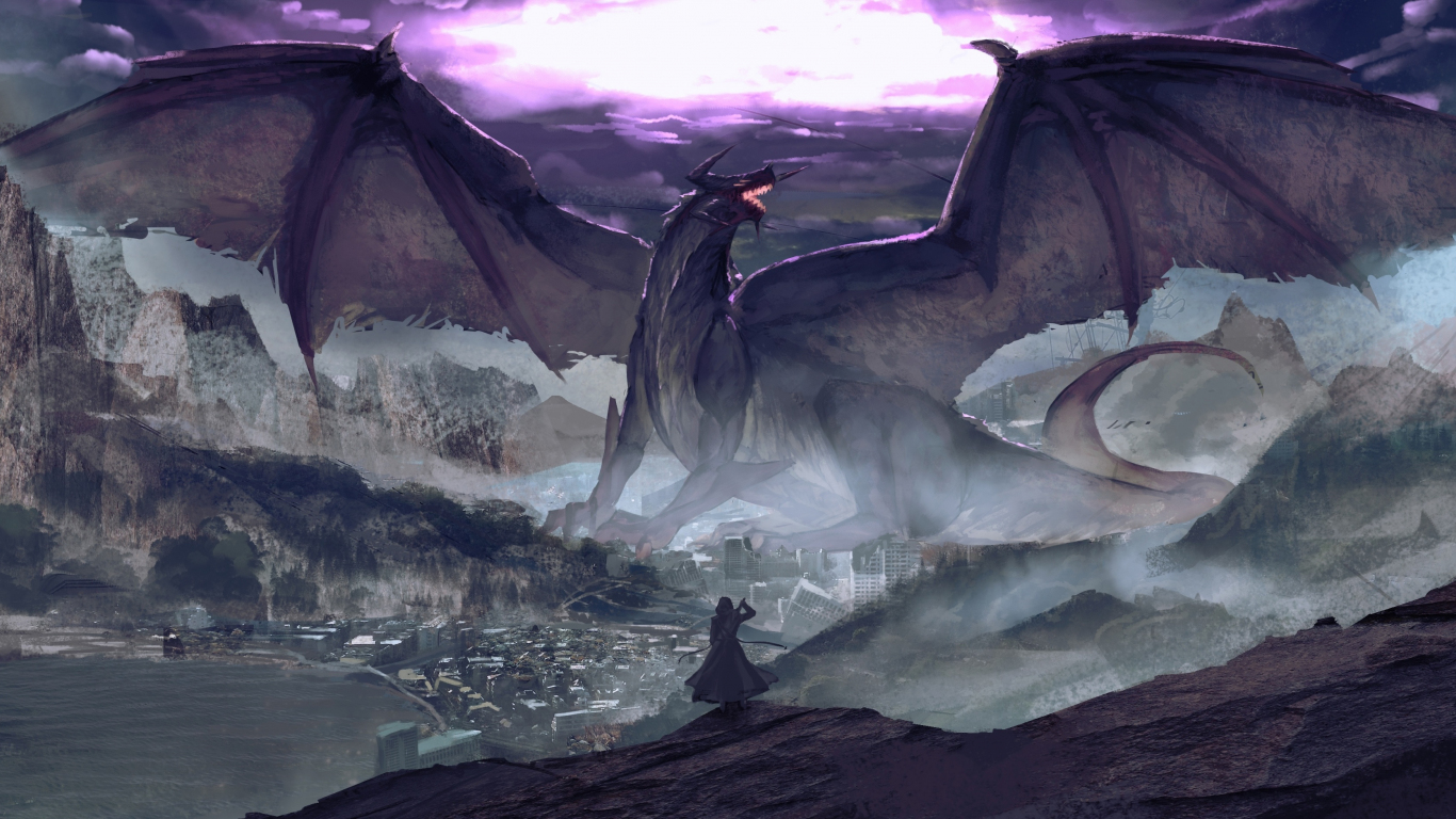 Dragon 1366X768 Wallpapers