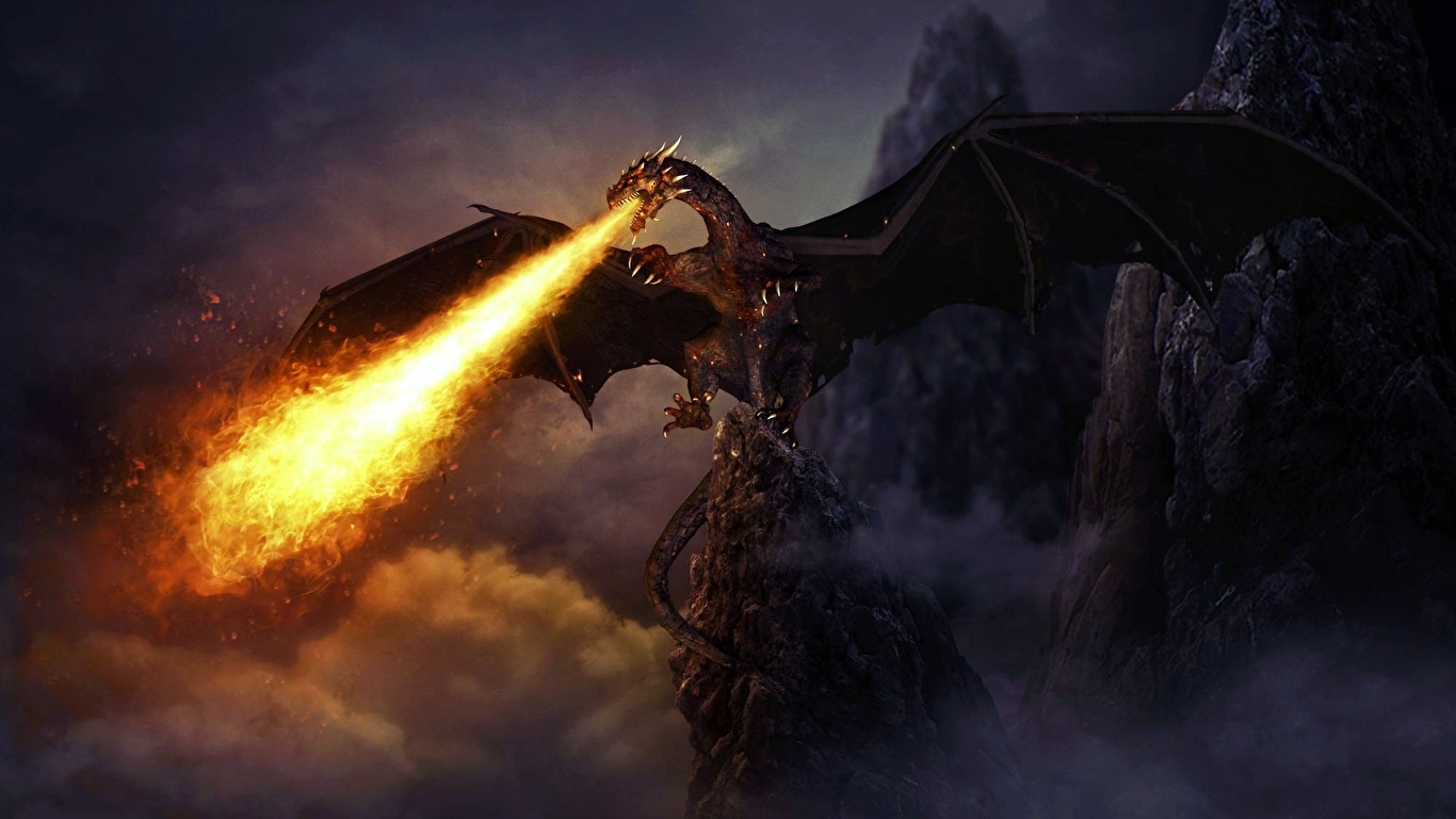 Dragon 1366X768 Wallpapers