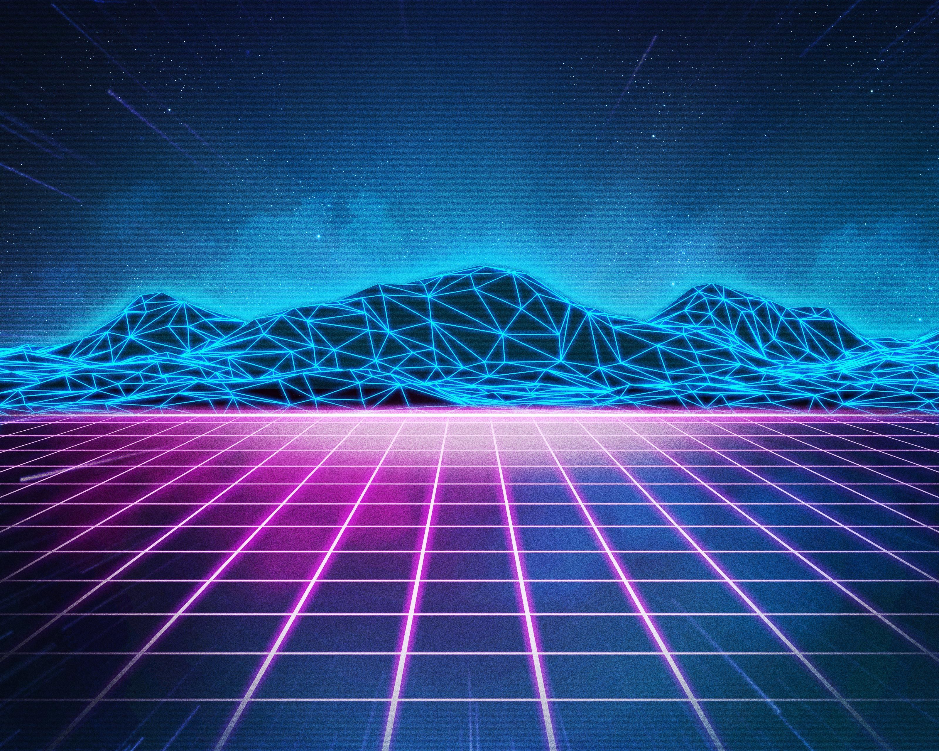 Dual Monitor Vaporwave Wallpapers