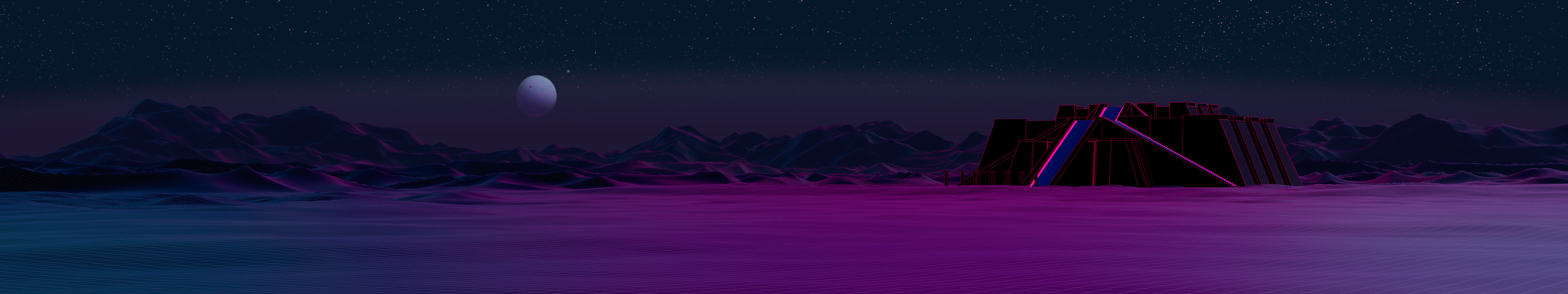 Dual Monitor Vaporwave Wallpapers