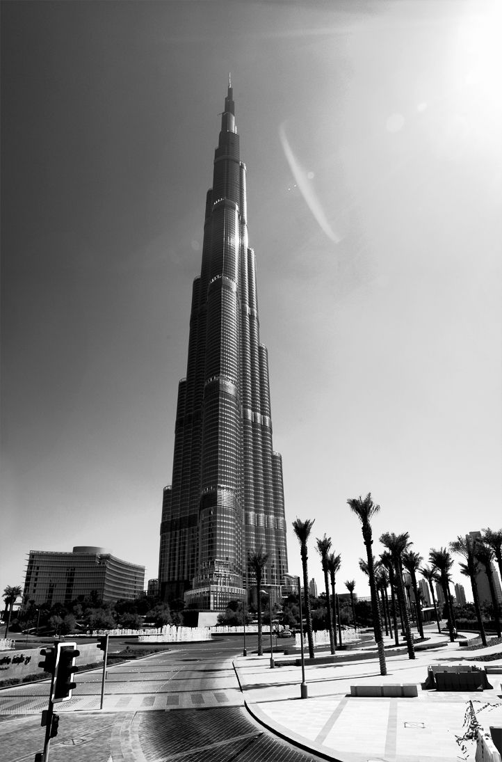 Dubai Black And White Wallpapers