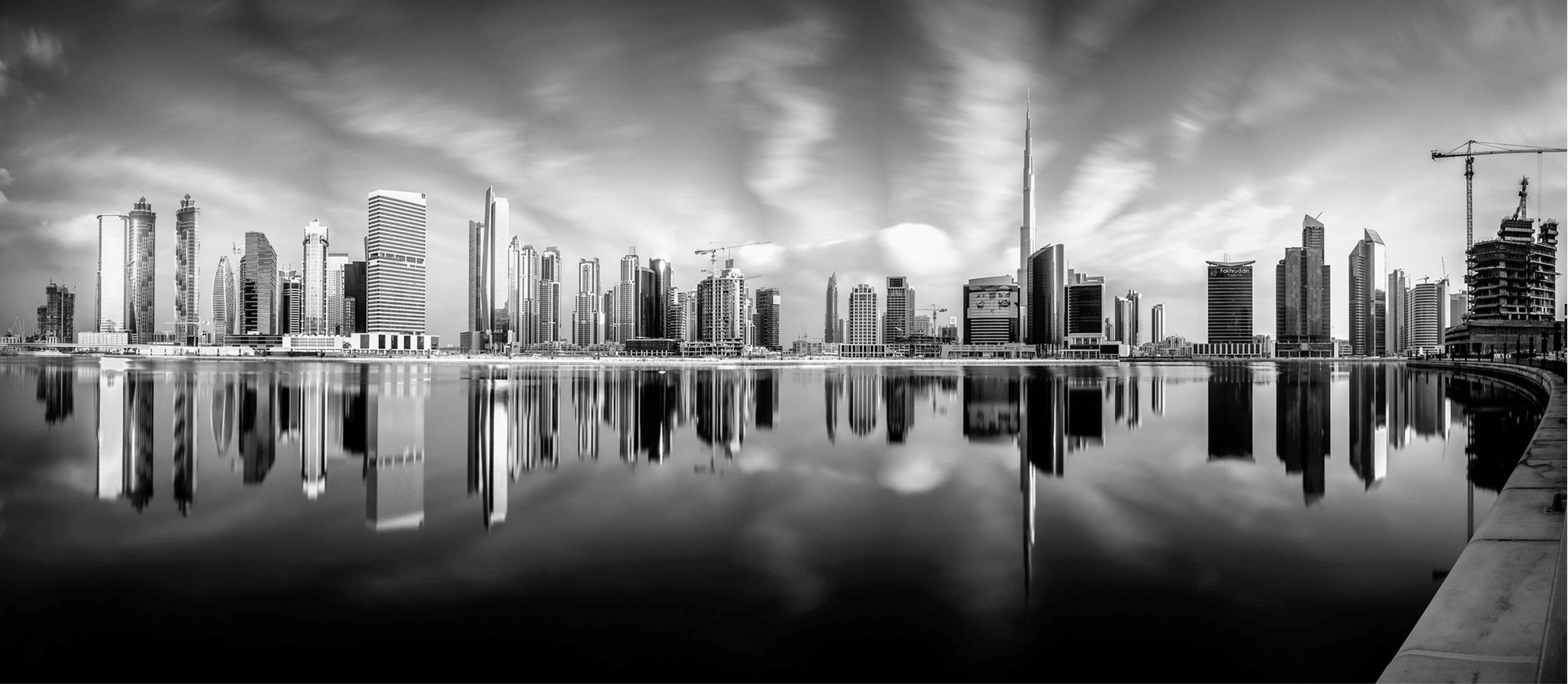 Dubai Black And White Wallpapers