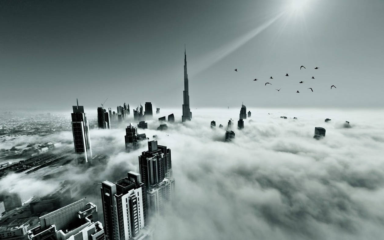 Dubai Black And White Wallpapers