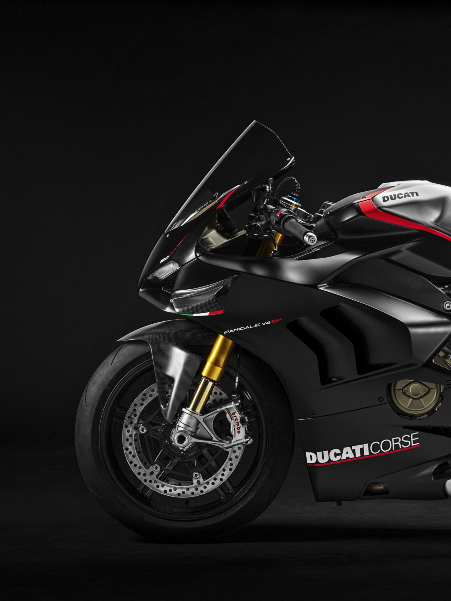 Ducati Panigale V4 Black Wallpapers