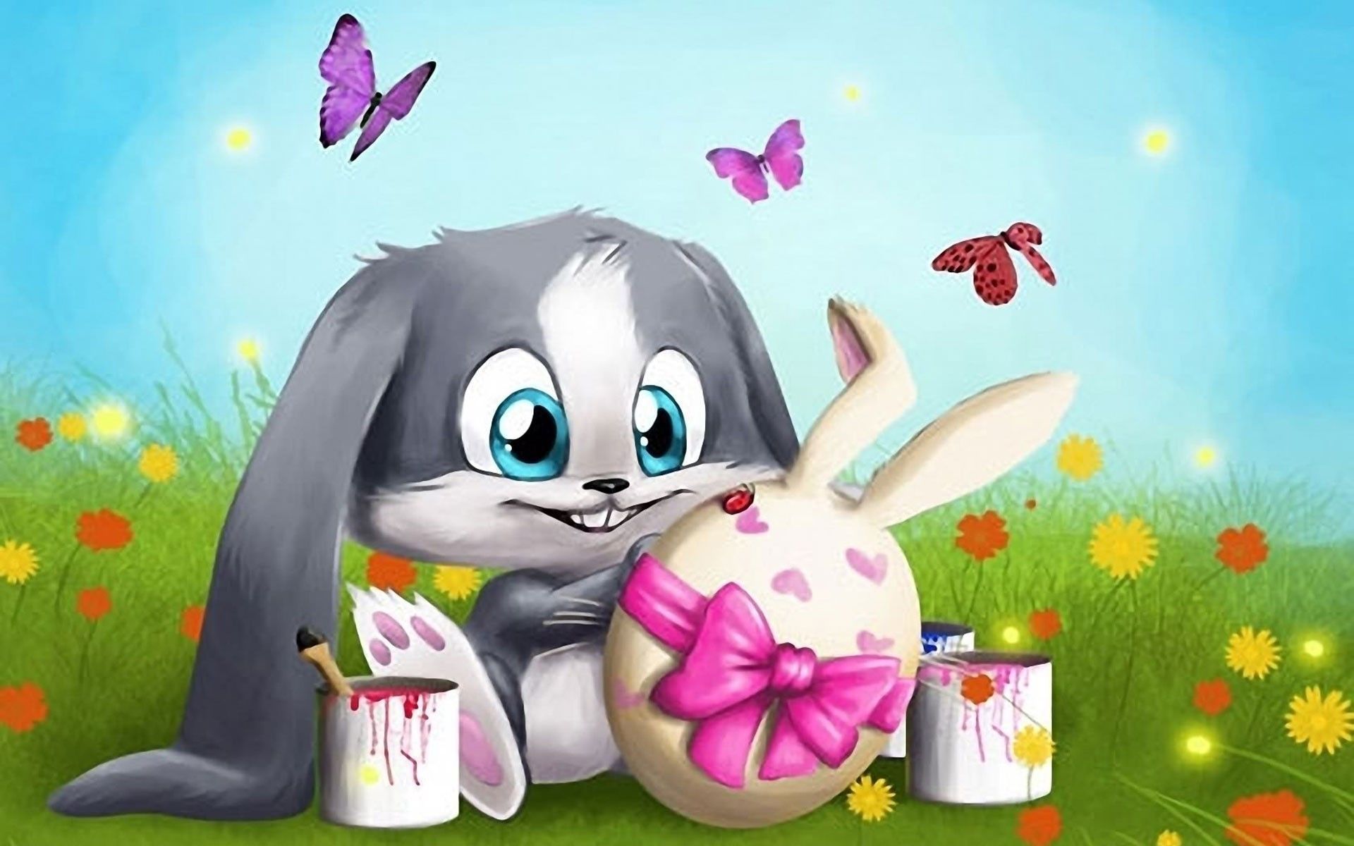 Easter Bunnies Wallpapers