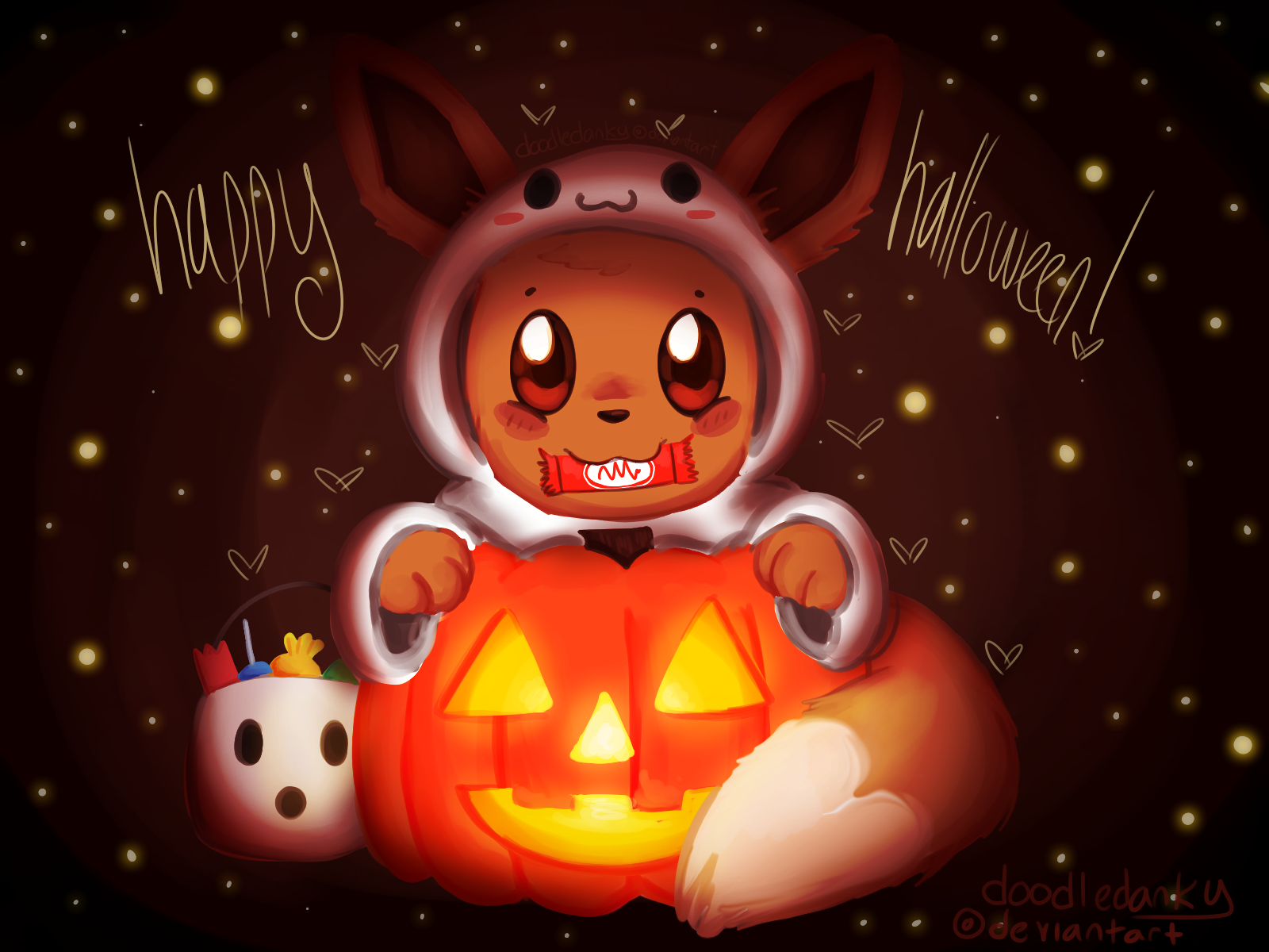 Eevee Halloween Wallpapers