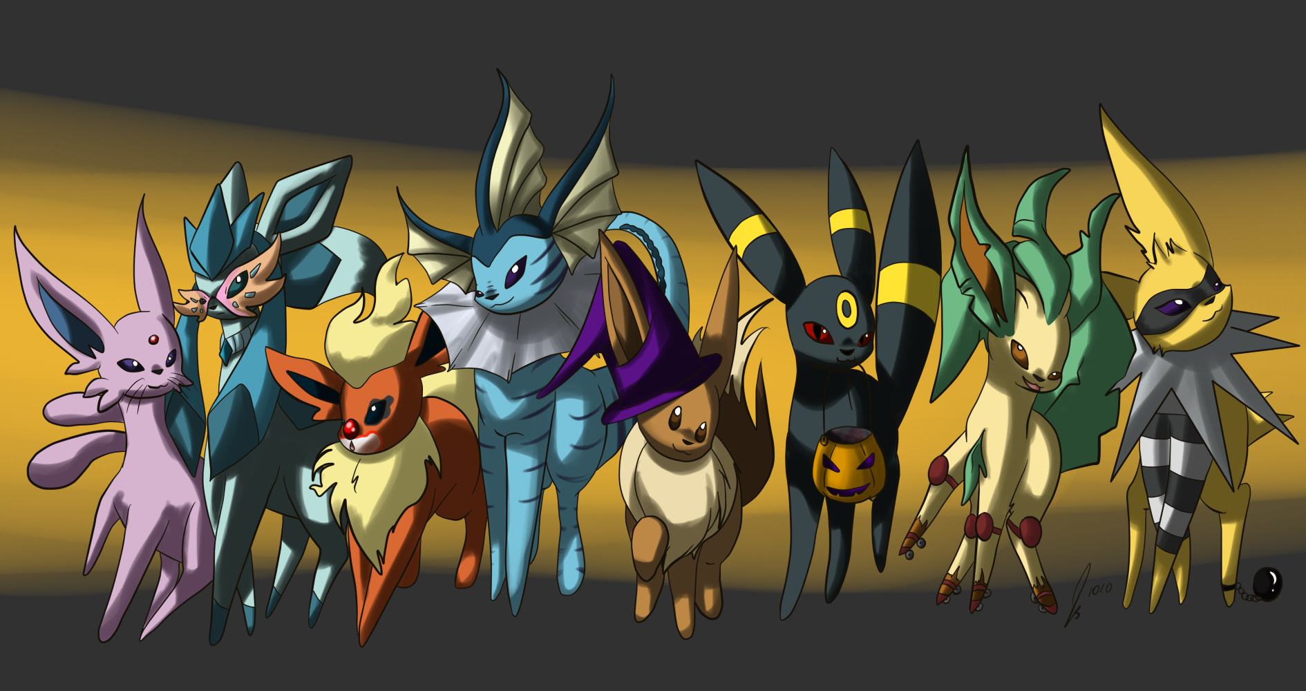 Eevee Halloween Wallpapers