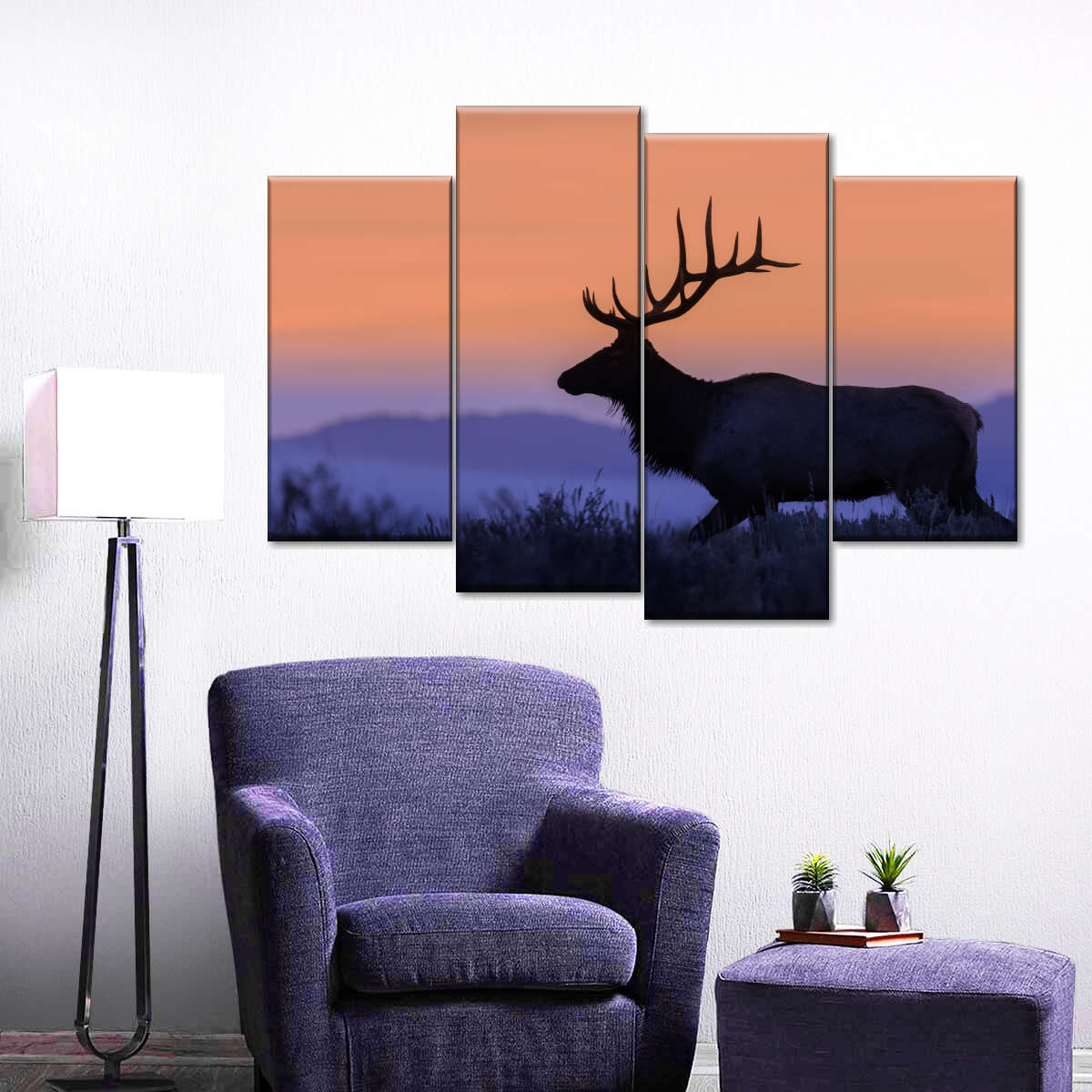 Elk Sunset Wallpapers