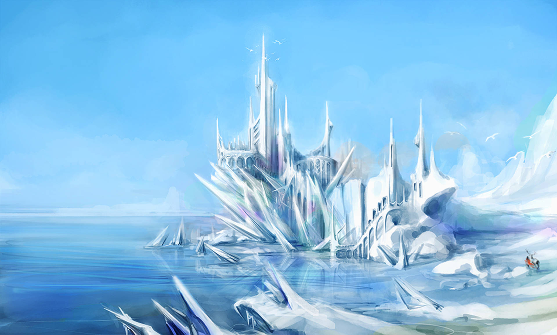 Elsa Castle Wallpapers