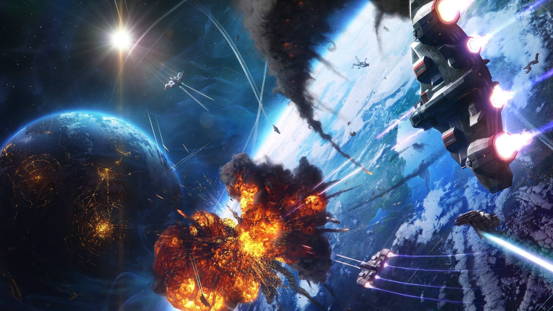 Epic Space Battle Wallpapers