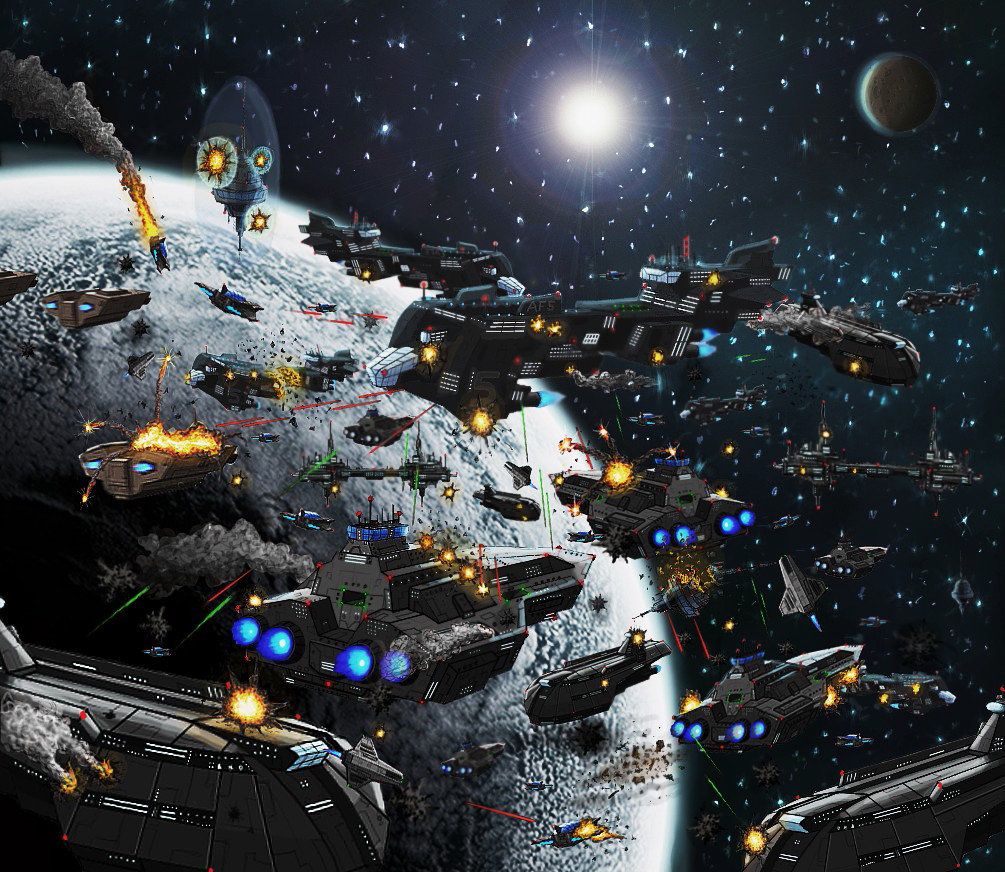 Epic Space Battle Wallpapers