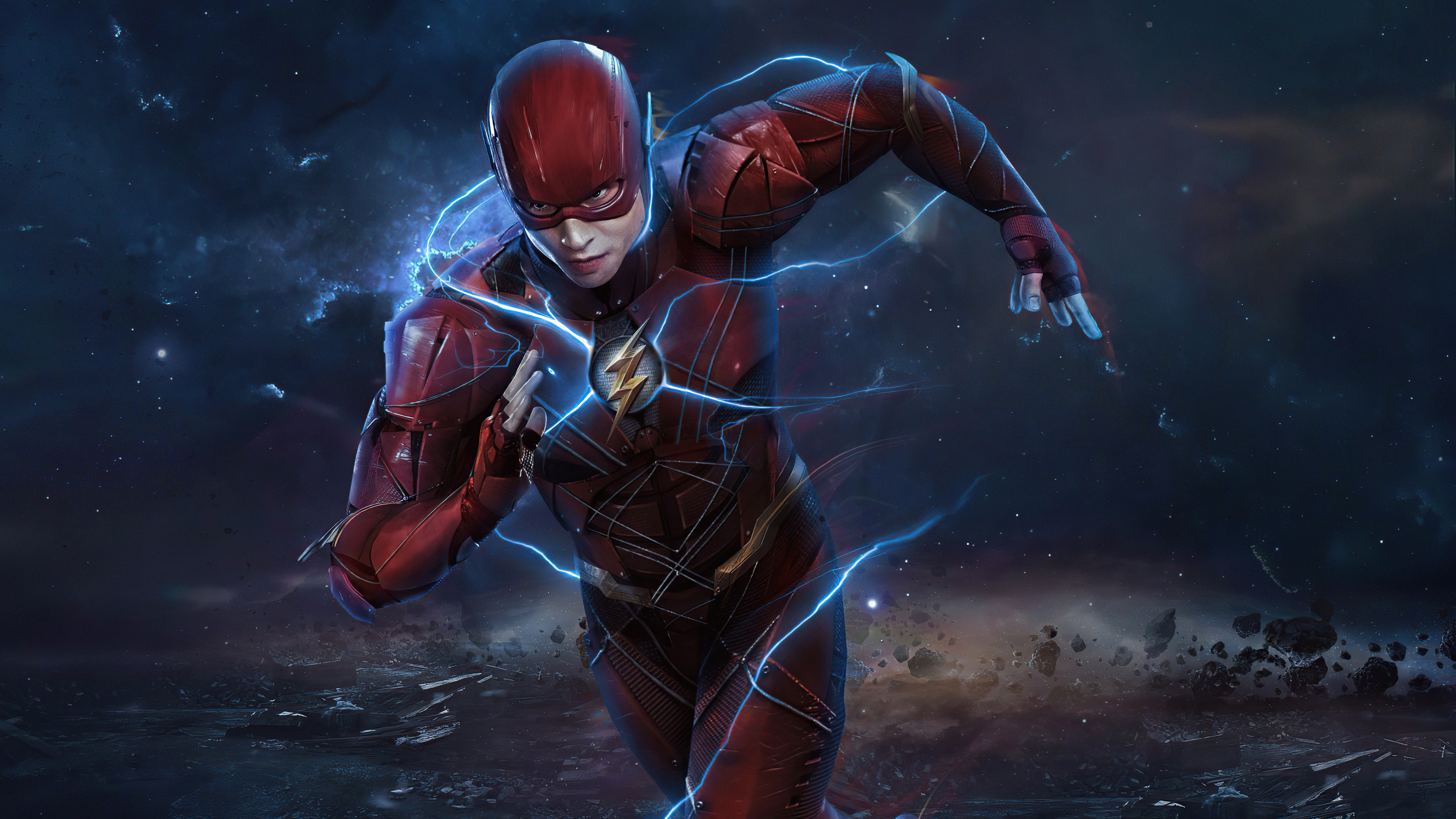 Ezra Miller Flash Art Wallpapers