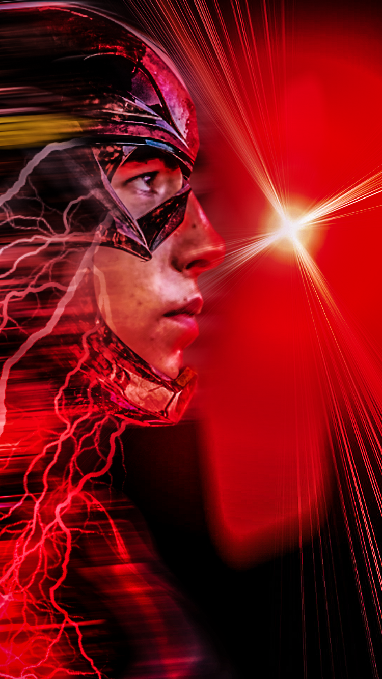 Ezra Miller Flash Art Wallpapers