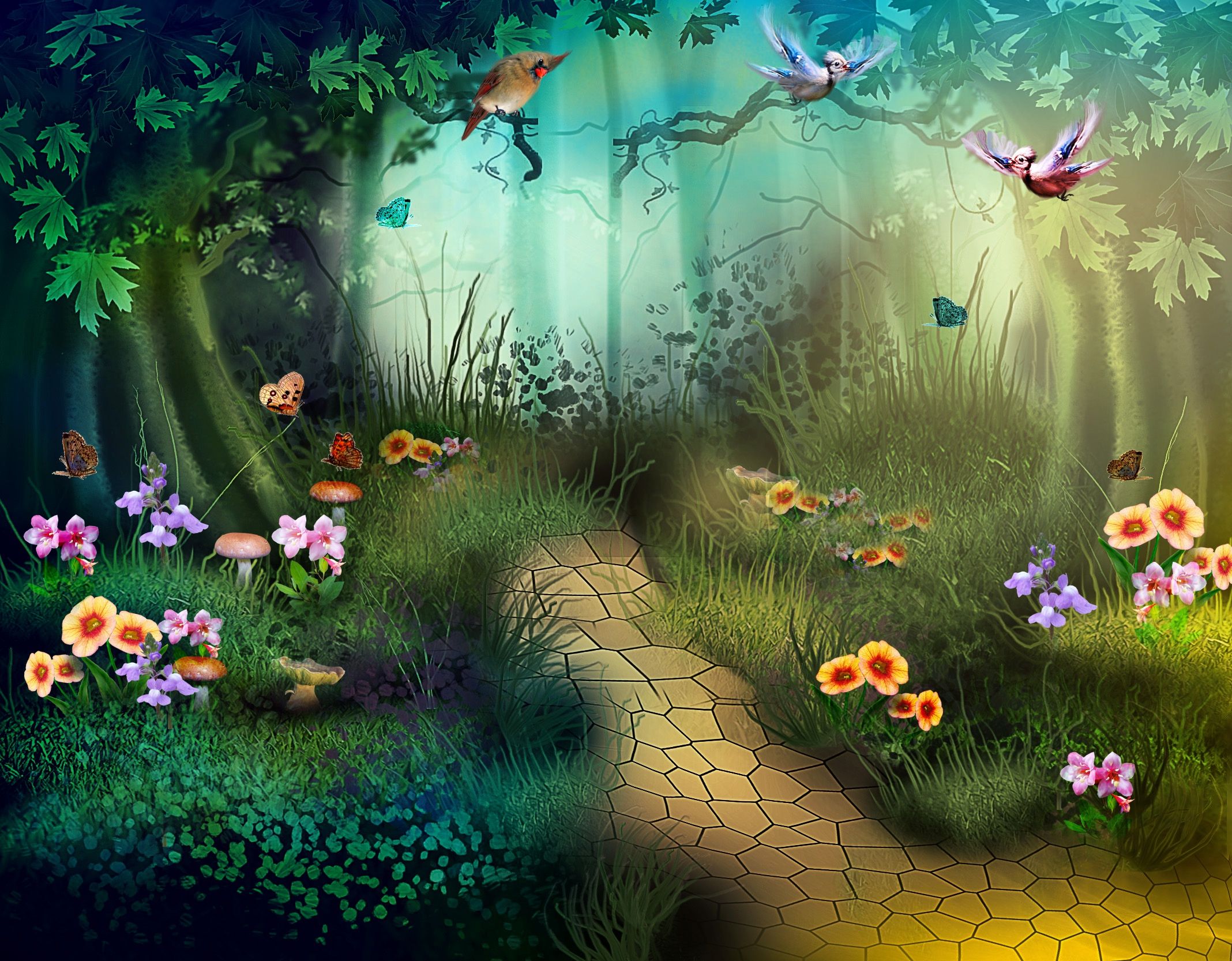 Fairy Garden Wallpapers