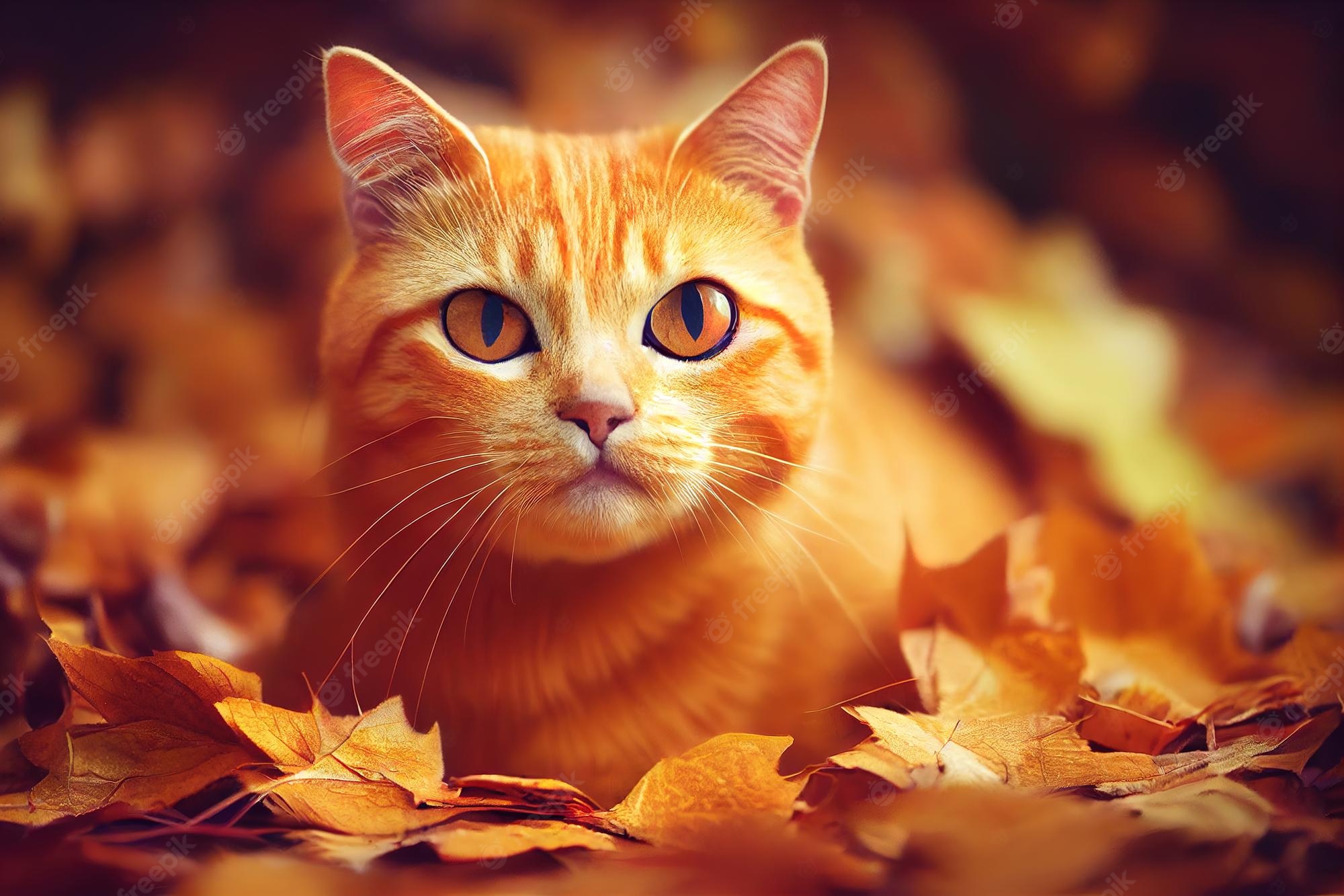 Fall Cat Wallpapers