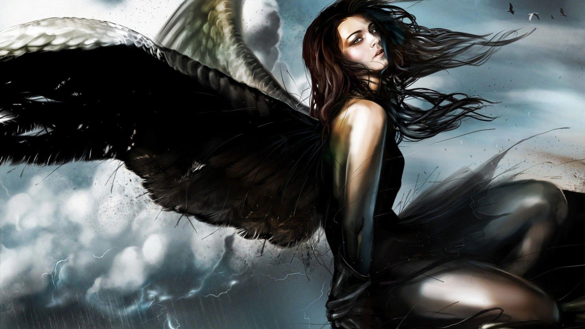 Fallen Angel Painting Wallpapers