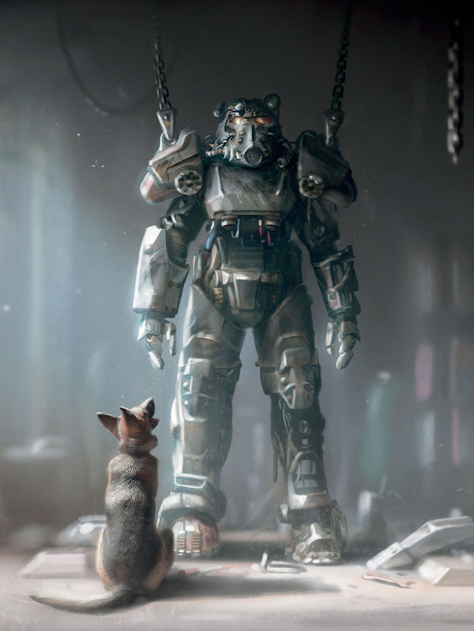 Fallout 4 Power Armor Art Wallpapers