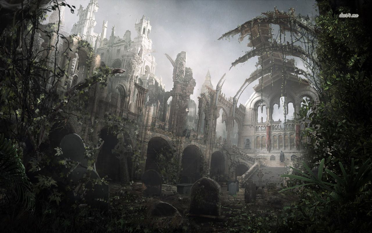 Fantasy Abandoned Castle Wallpapers