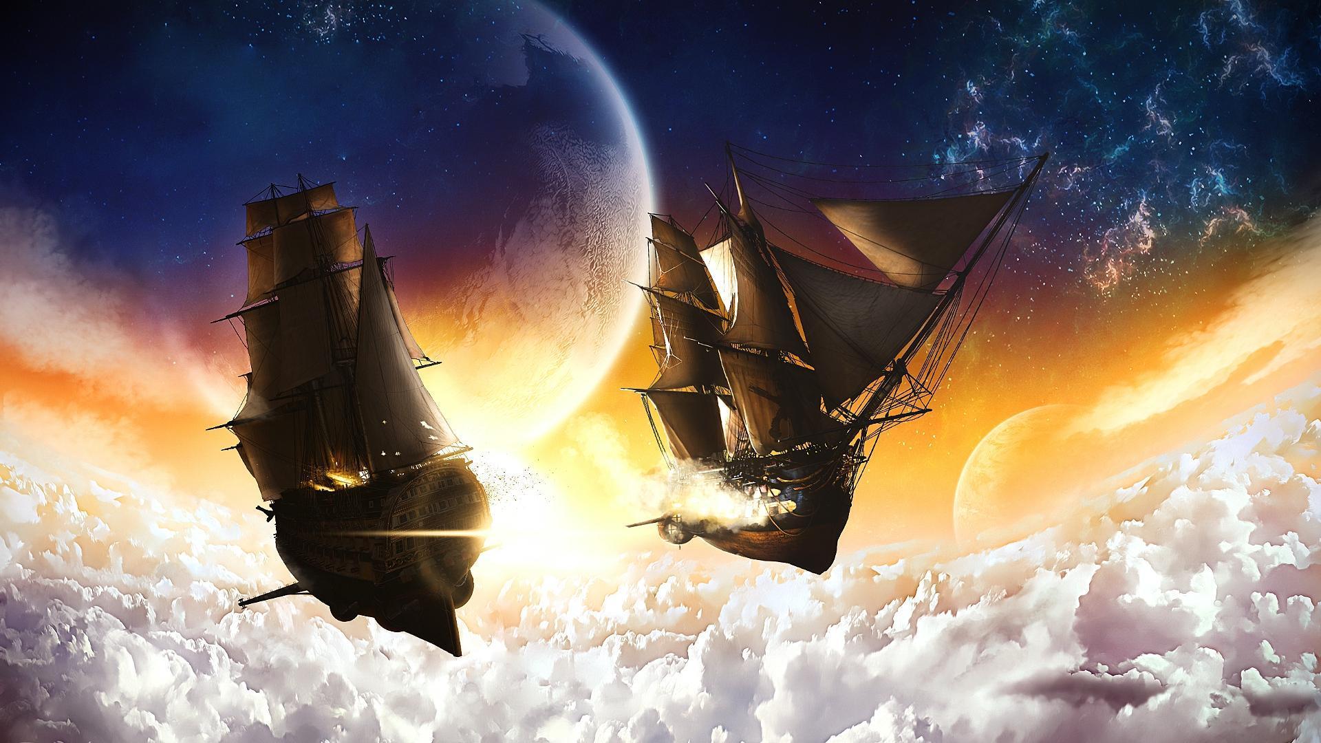 Fantasy Airship Wallpapers