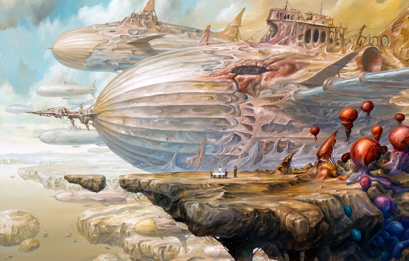 Fantasy Airship Wallpapers