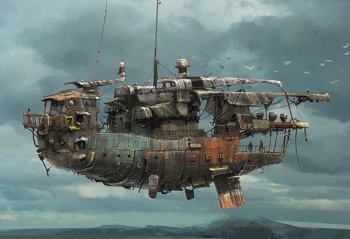 Fantasy Airship Wallpapers