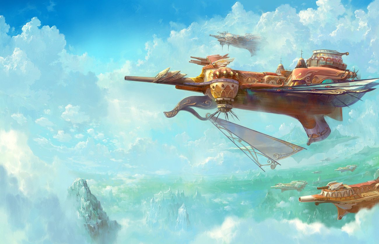 Fantasy Airship Wallpapers