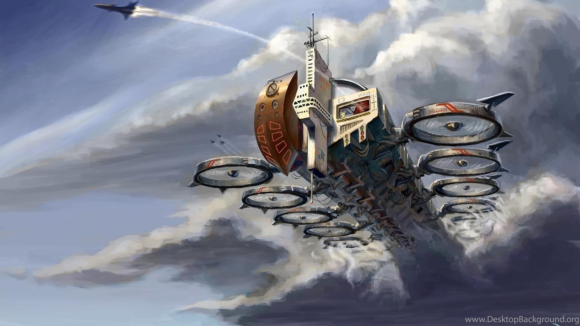 Fantasy Airship Wallpapers