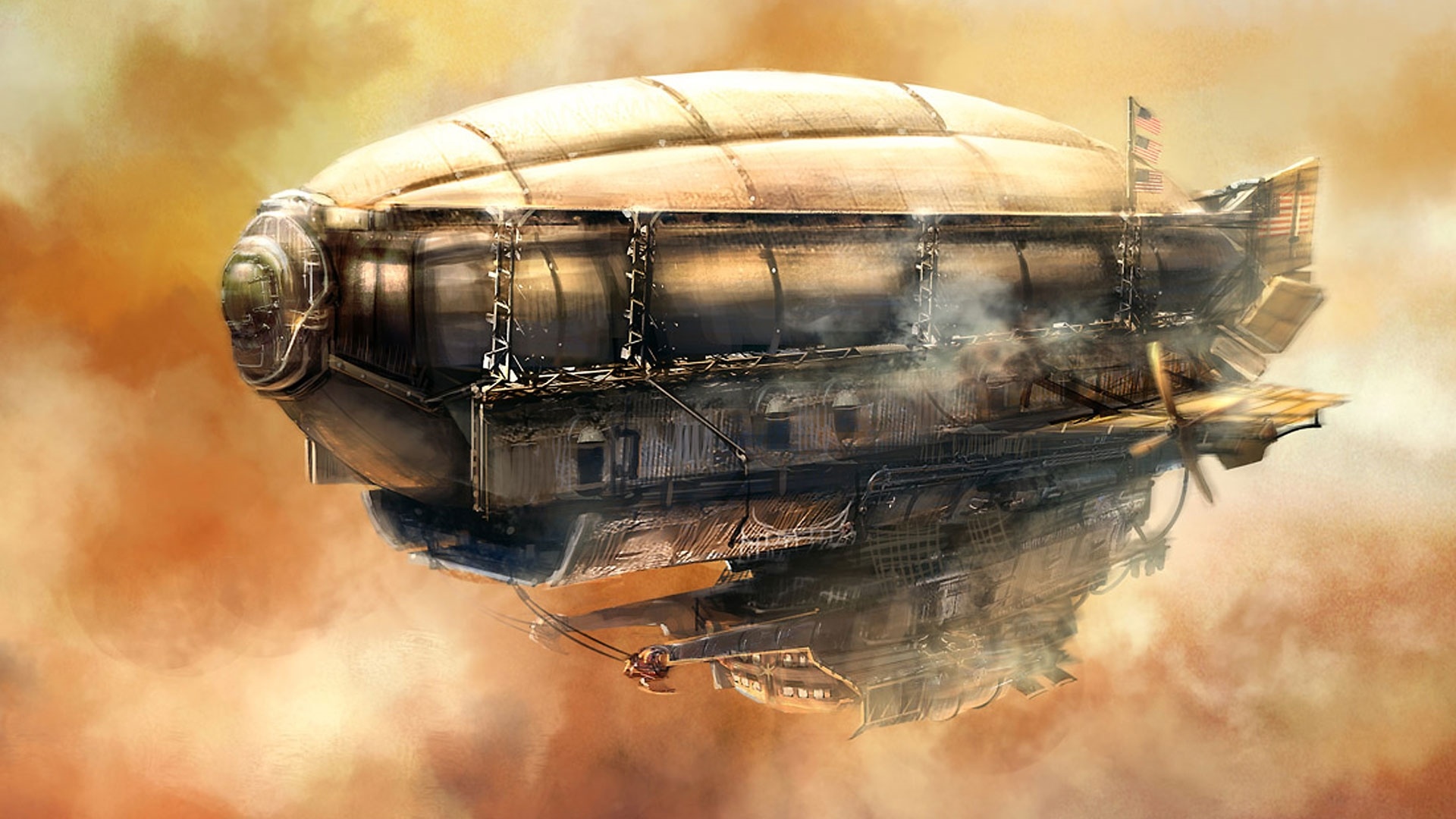 Fantasy Airship Wallpapers