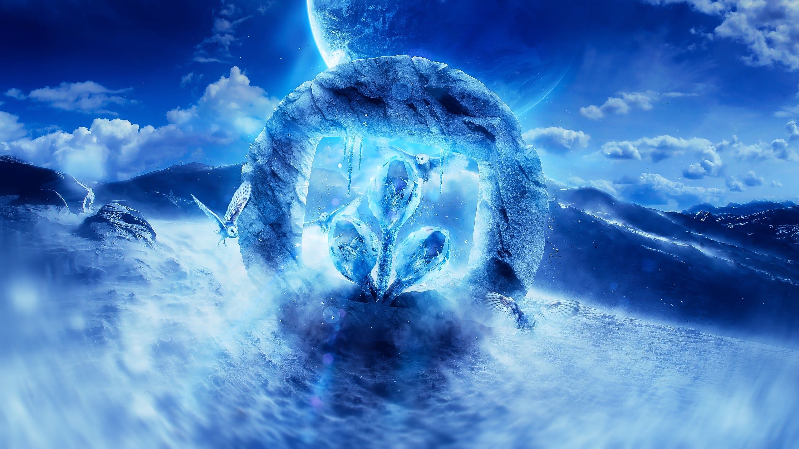 Fantasy Ice Magic Wallpapers