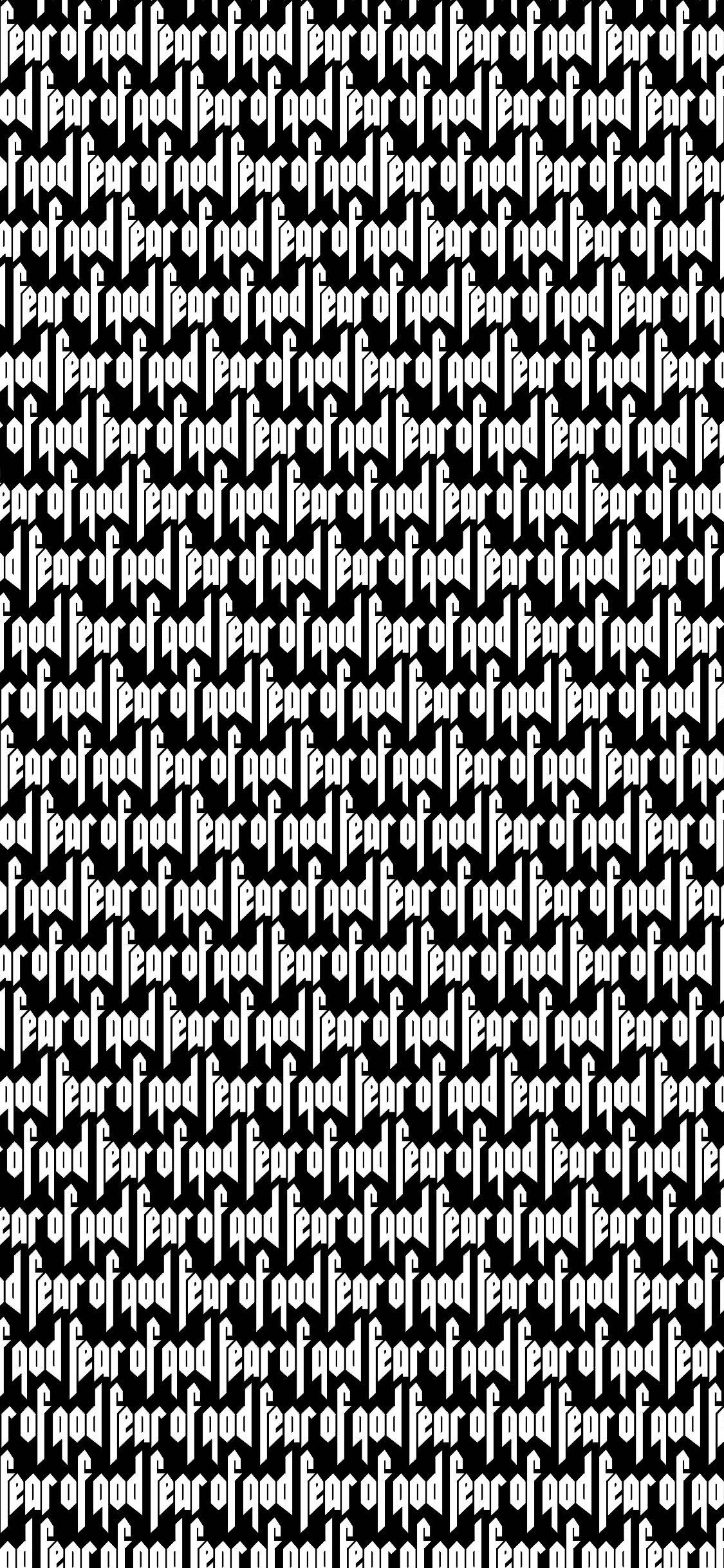 Fear Of God Iphone Wallpapers