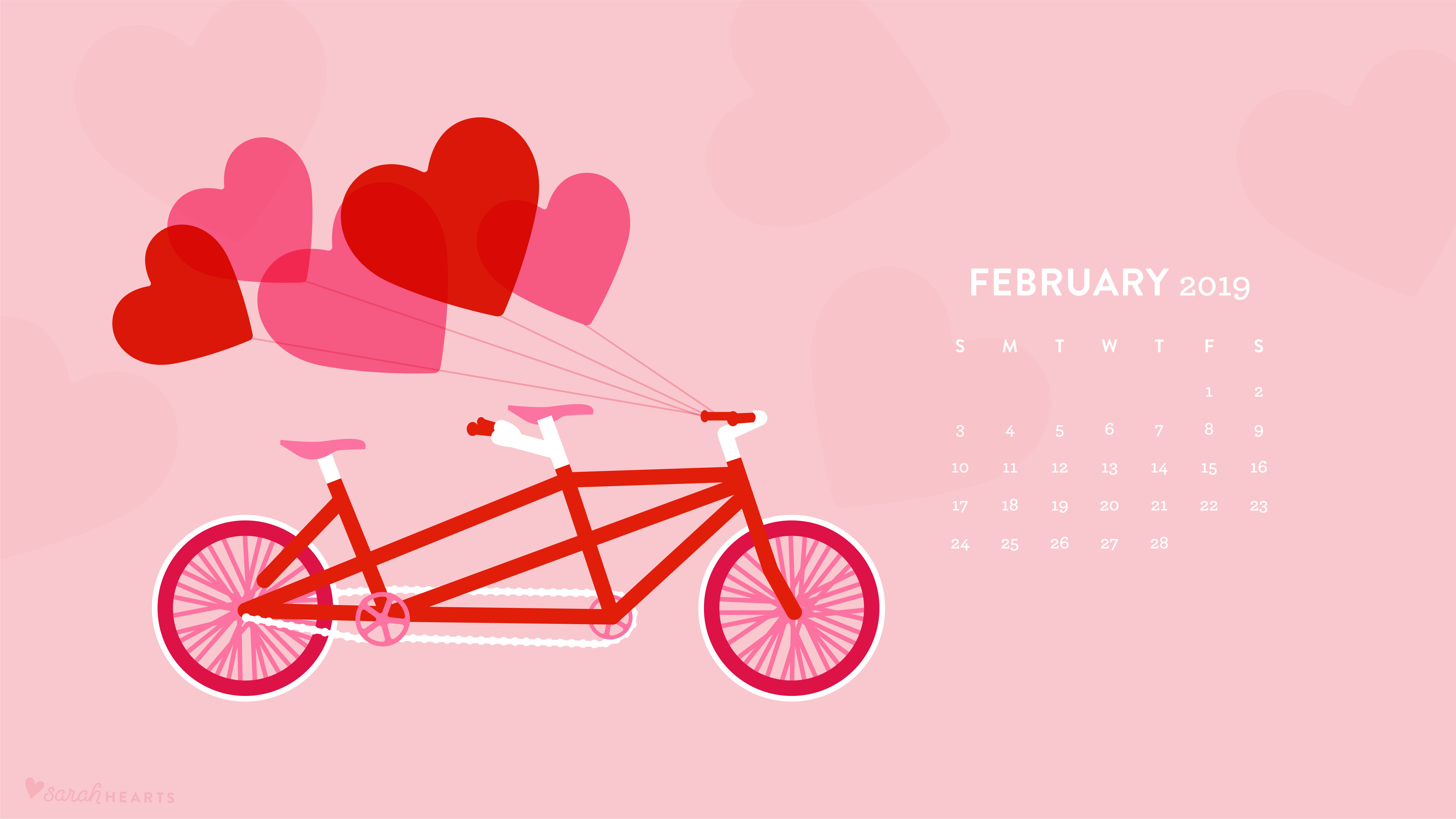 February 2021 Calendar Desktop Wallpapers