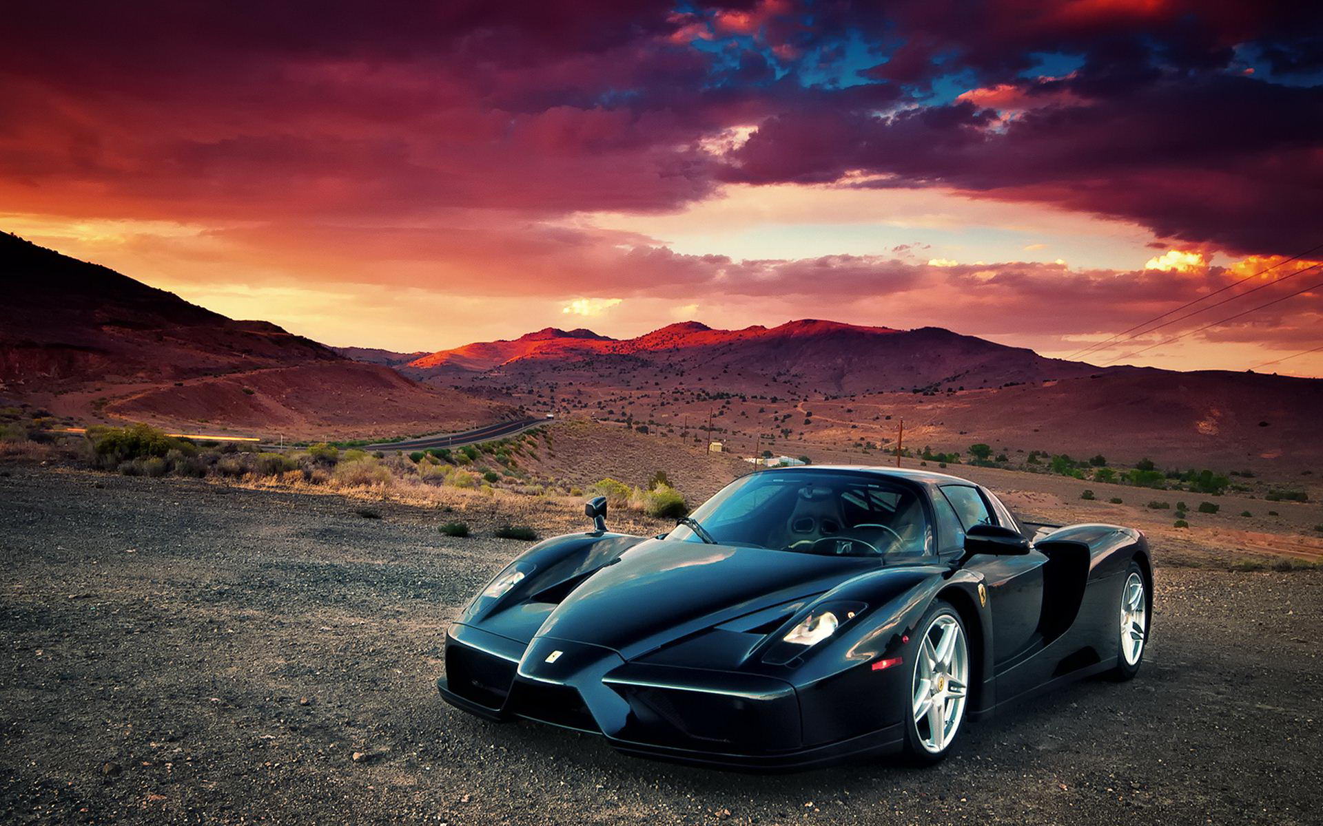 Ferrari Enzo Blue Wallpapers