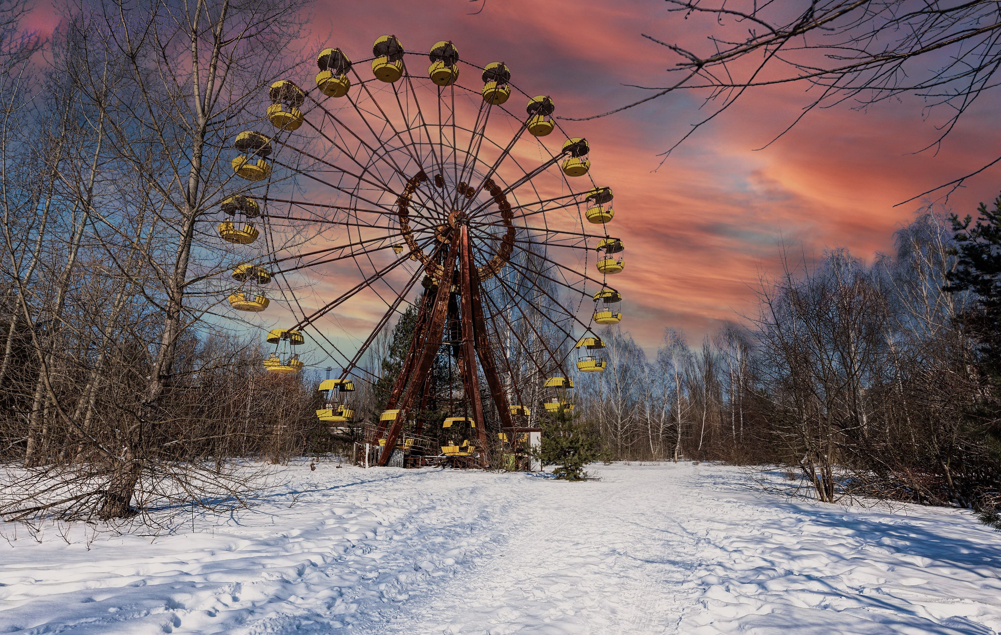 Ferris Wheel Aesthetic Wallpapers