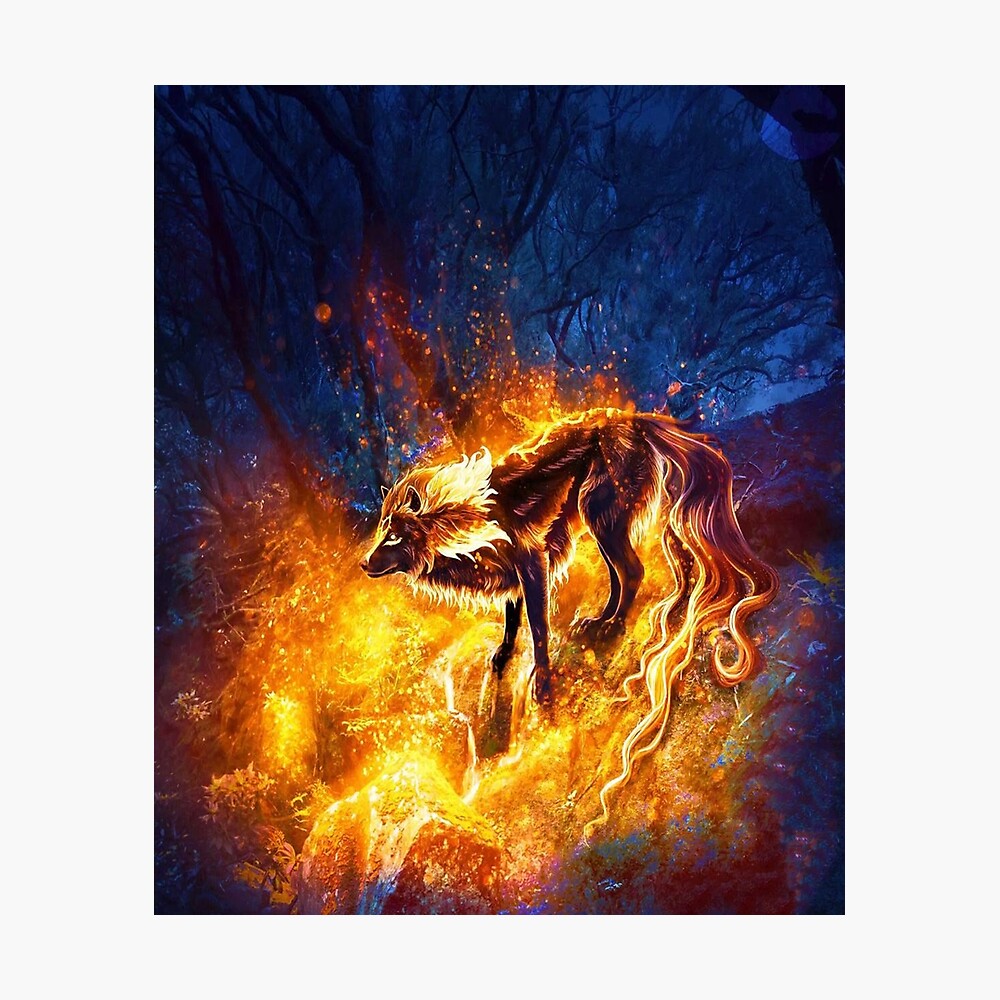 Fire And Water Wolves Wallpapers