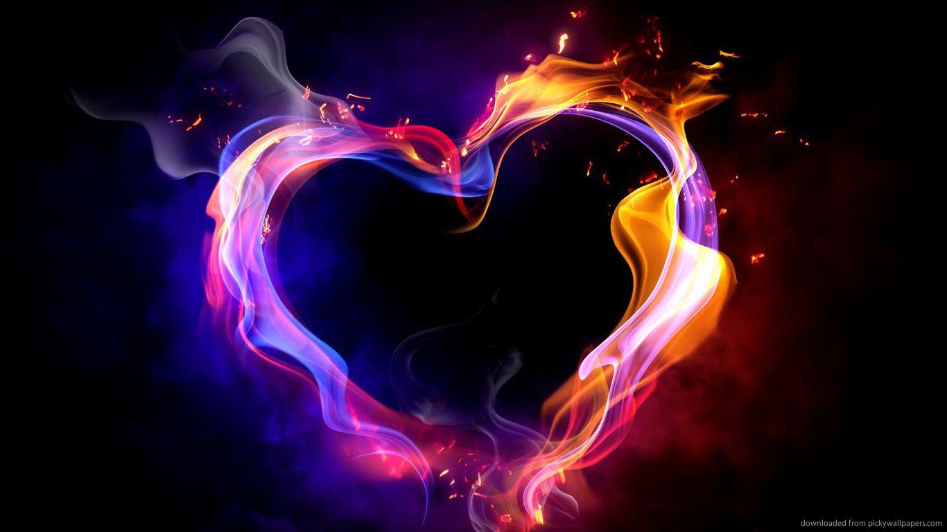 Fire Heart Wallpapers