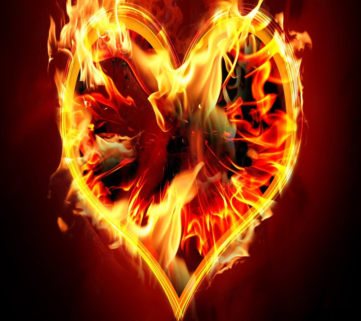 Fire Heart Wallpapers