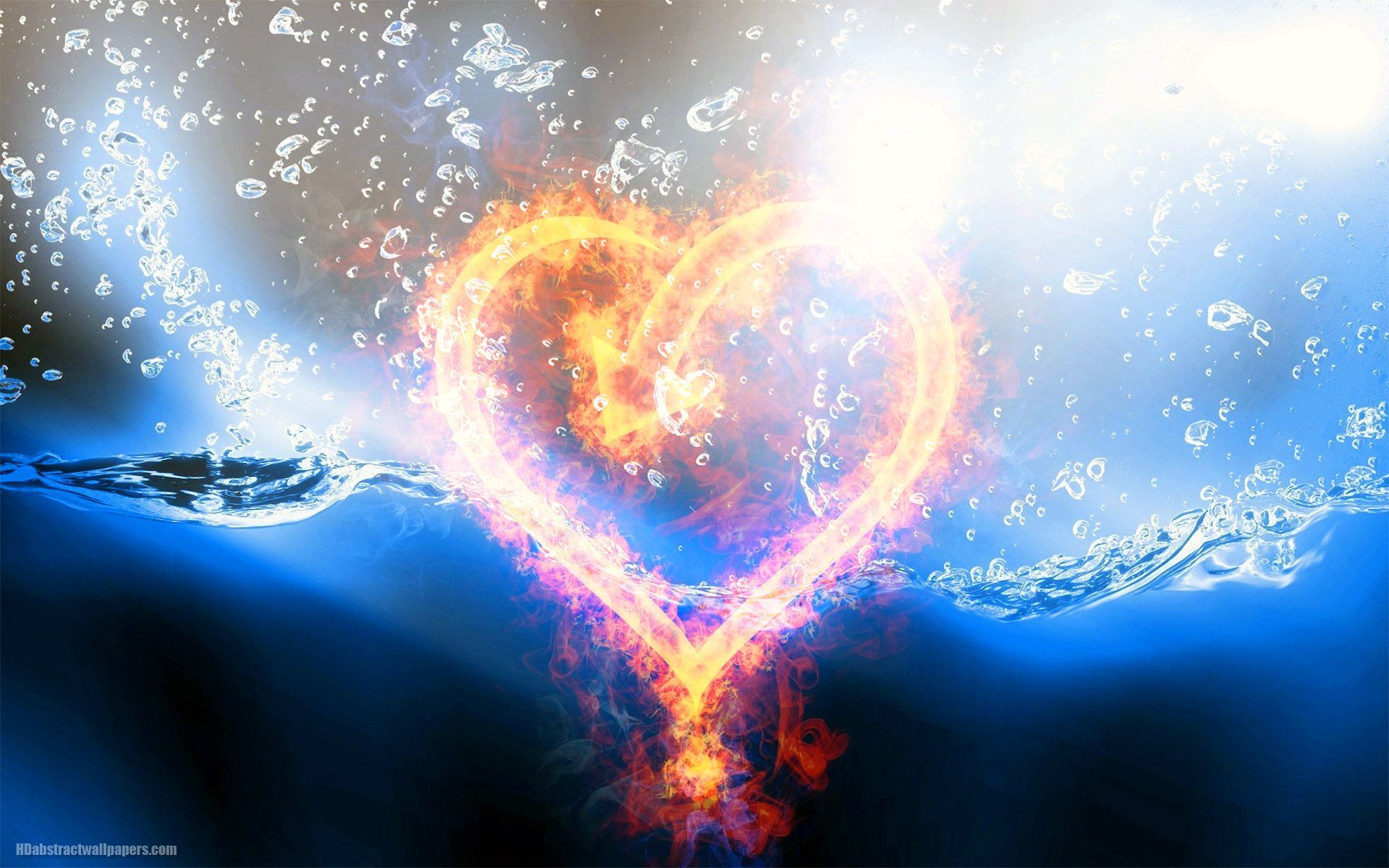 Fire Heart Wallpapers