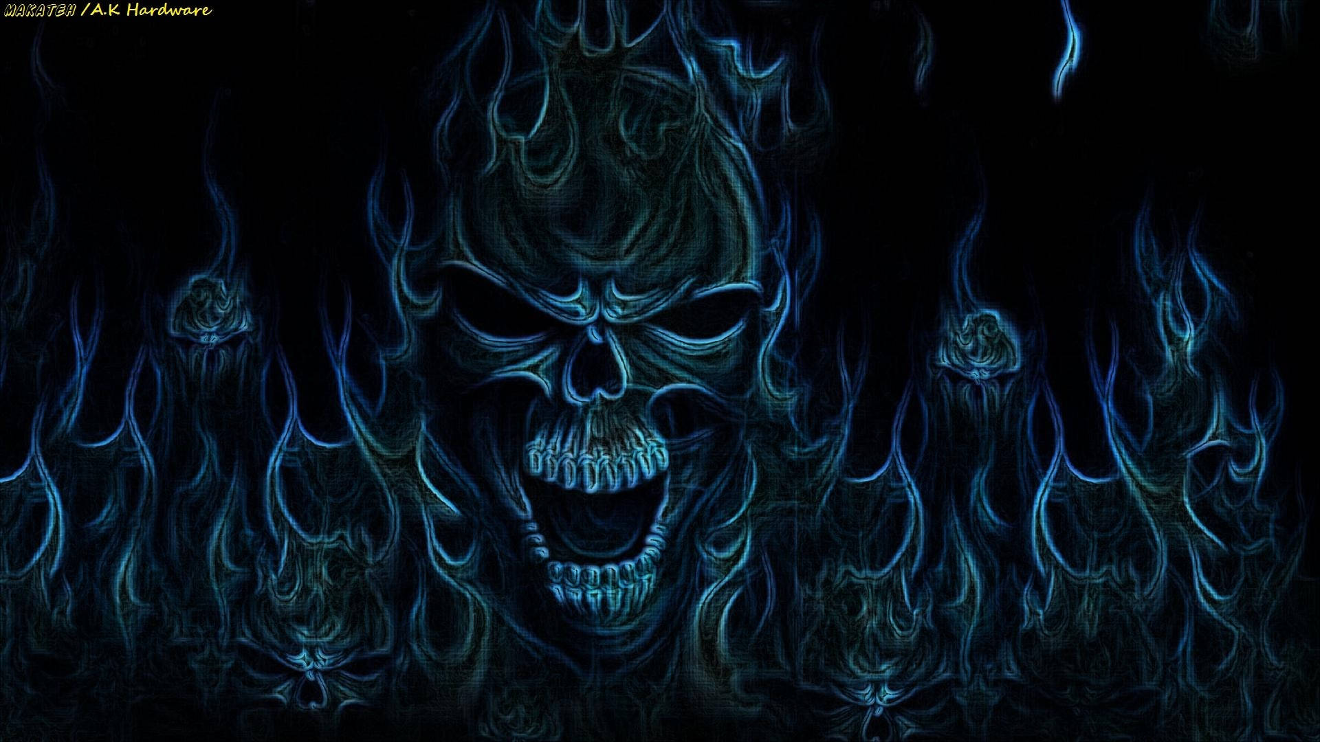 Flame Skull Wallpapers