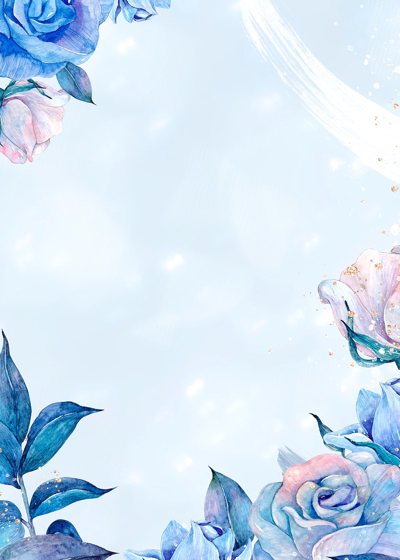 Floral Blue Wallpapers