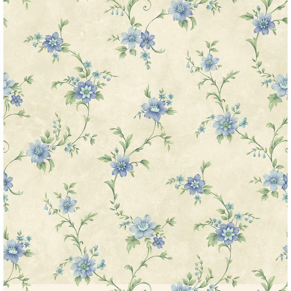 Floral Blue Wallpapers