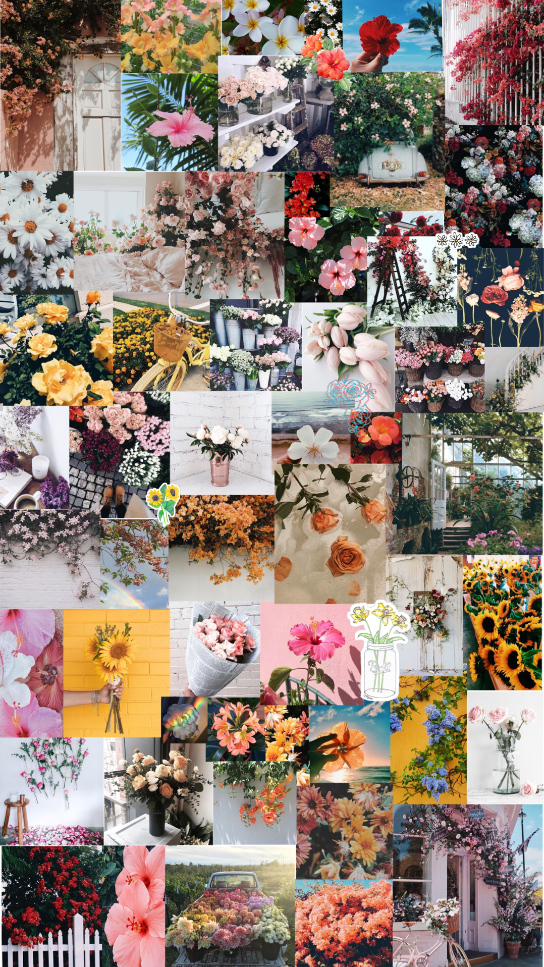 Flower Collage Wallpapers