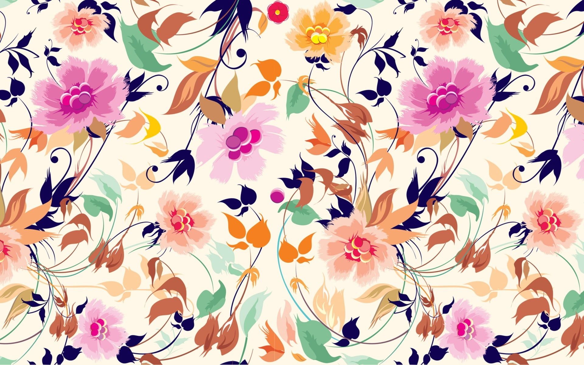 Flower Pattern Desktop Wallpapers