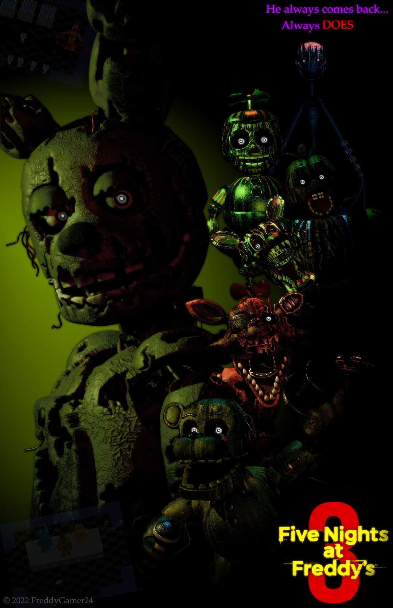 Fnaf 3 Wallpapers