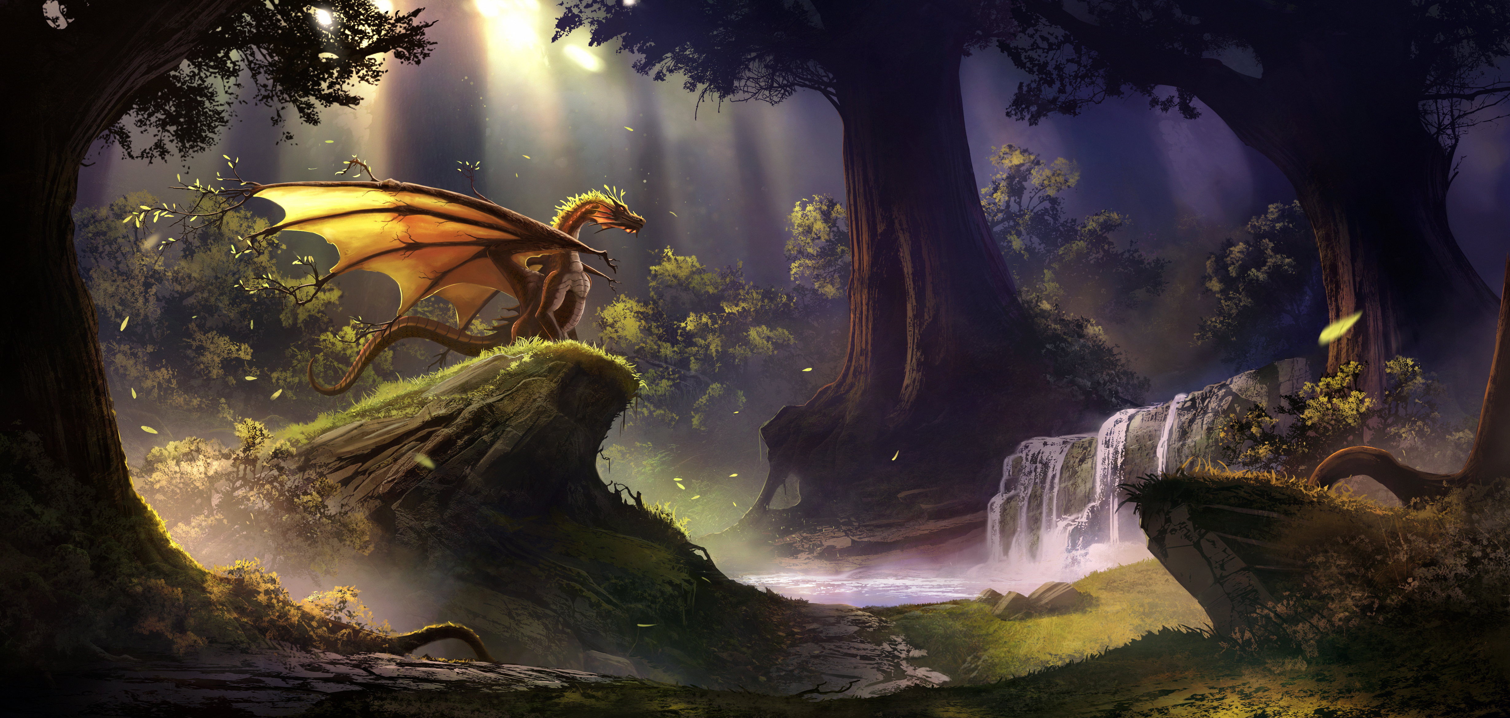 Forest Dragon Wallpapers