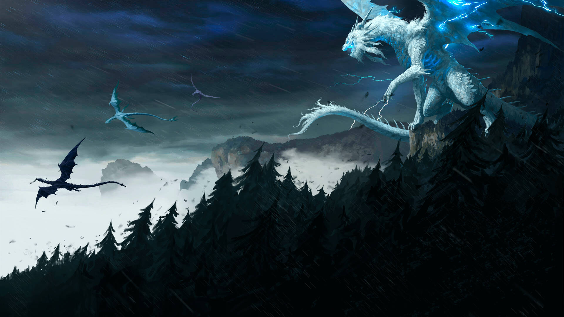 Forest Dragon Wallpapers