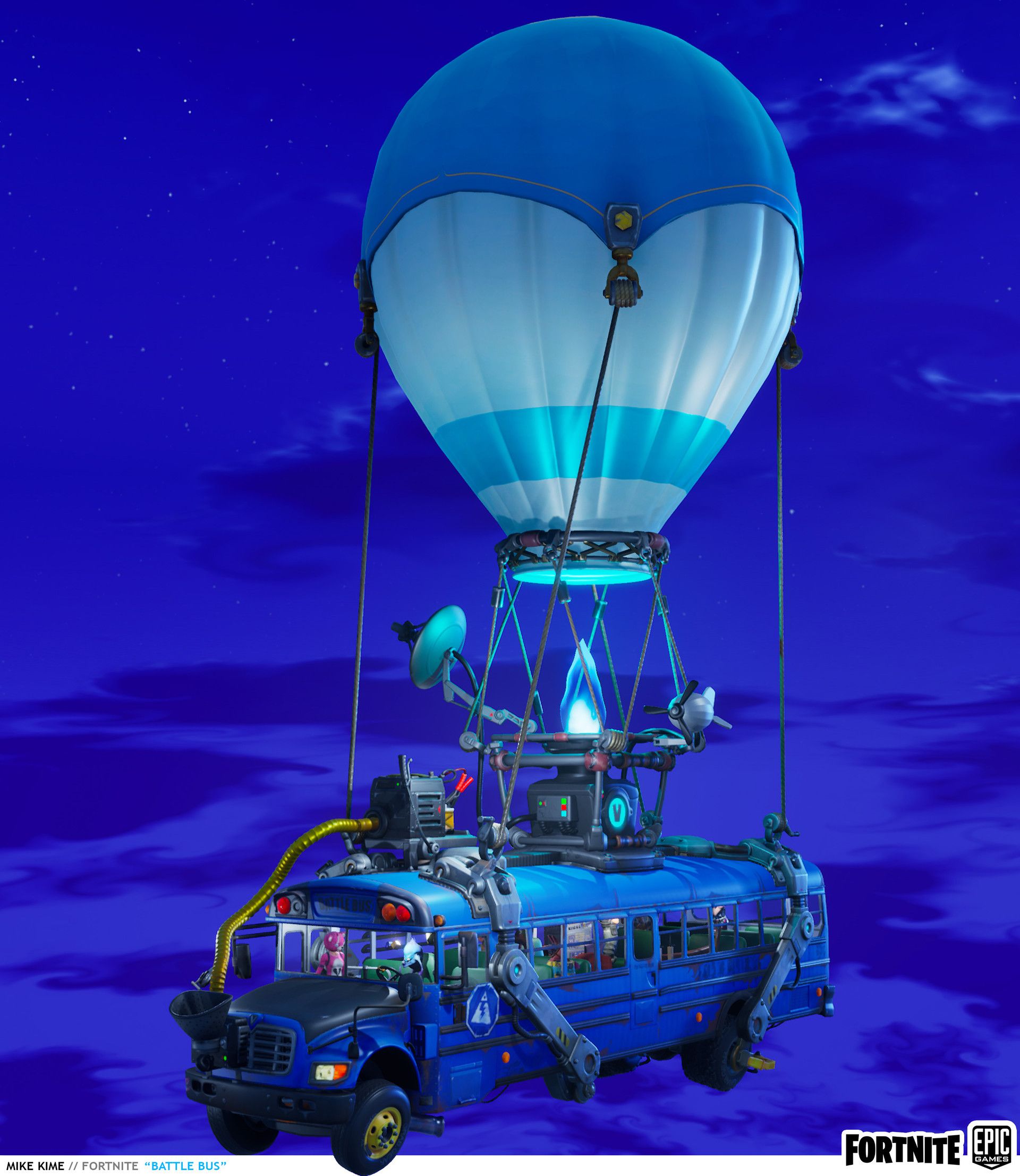 Fortnite Battle Bus Wallpapers